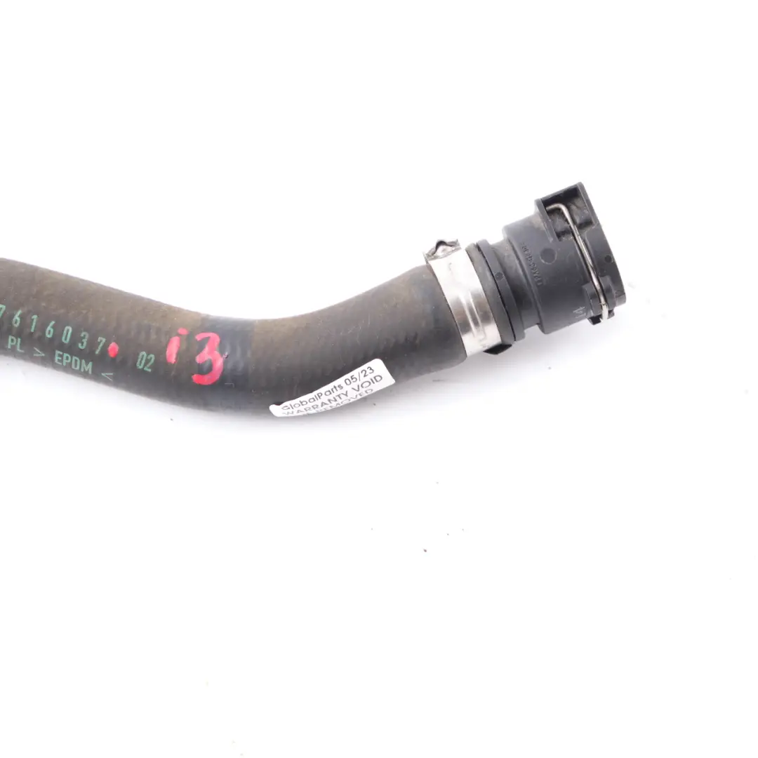 BMW i3 I01 acqua refrigerante tubo di raffreddamento linea radiatore - SKU 7616037 - Numero di parte 7616037