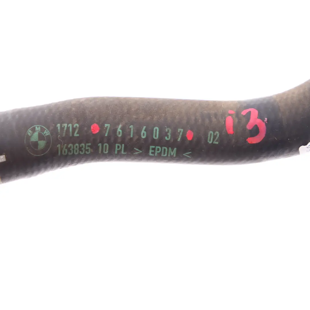 BMW i3 I01 Water Coolant Cooling Hose Pipe Line Radiator - SKU 7616037 - Part number 7616037