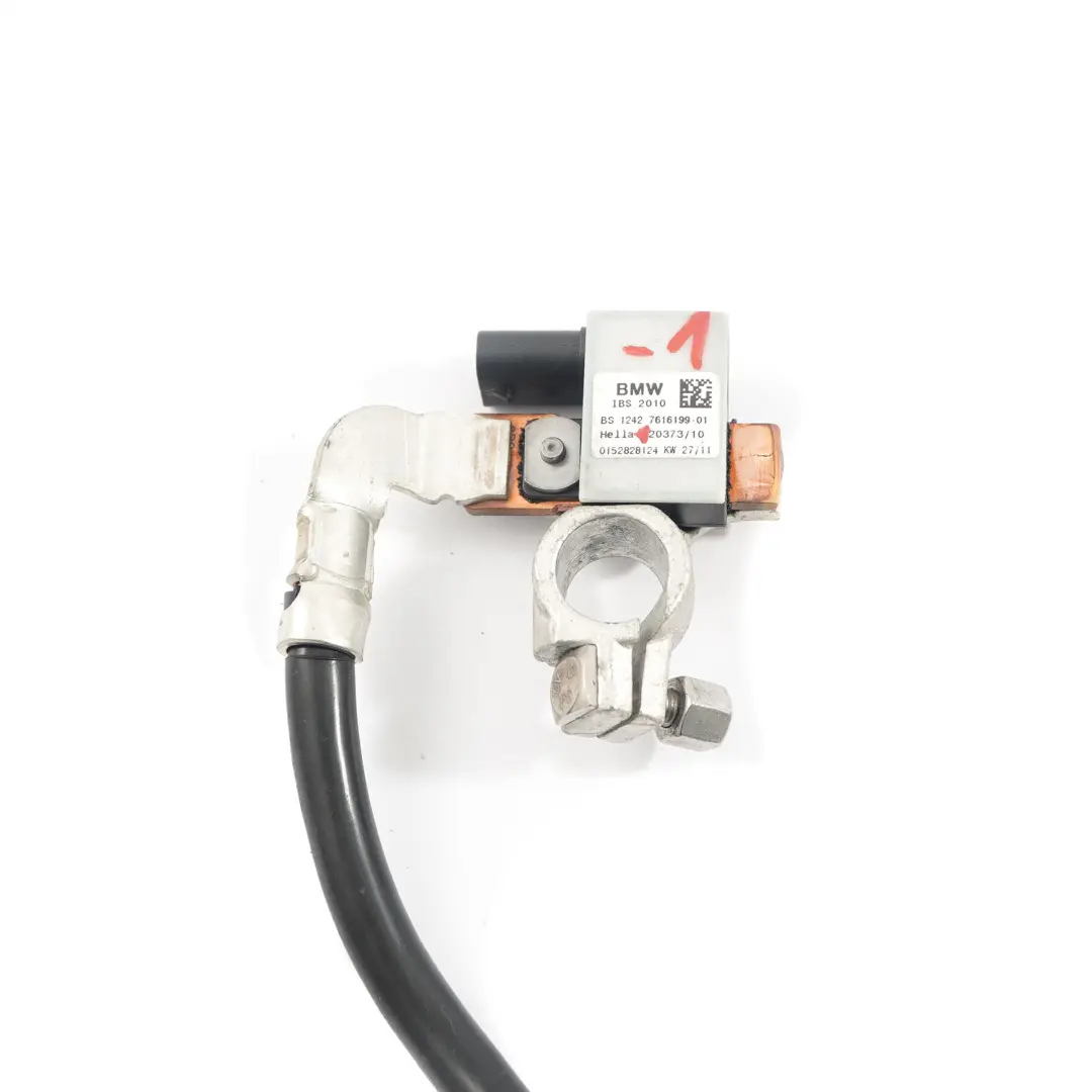 Battery Lead Cable Negative IBS Wire to BMW E82 E88 E89 with Part number 7616199 BMW E82 E88 E89 Battery Lead Cable Negative IBS Wire - SKU 7616199-1 - Part number 7616199