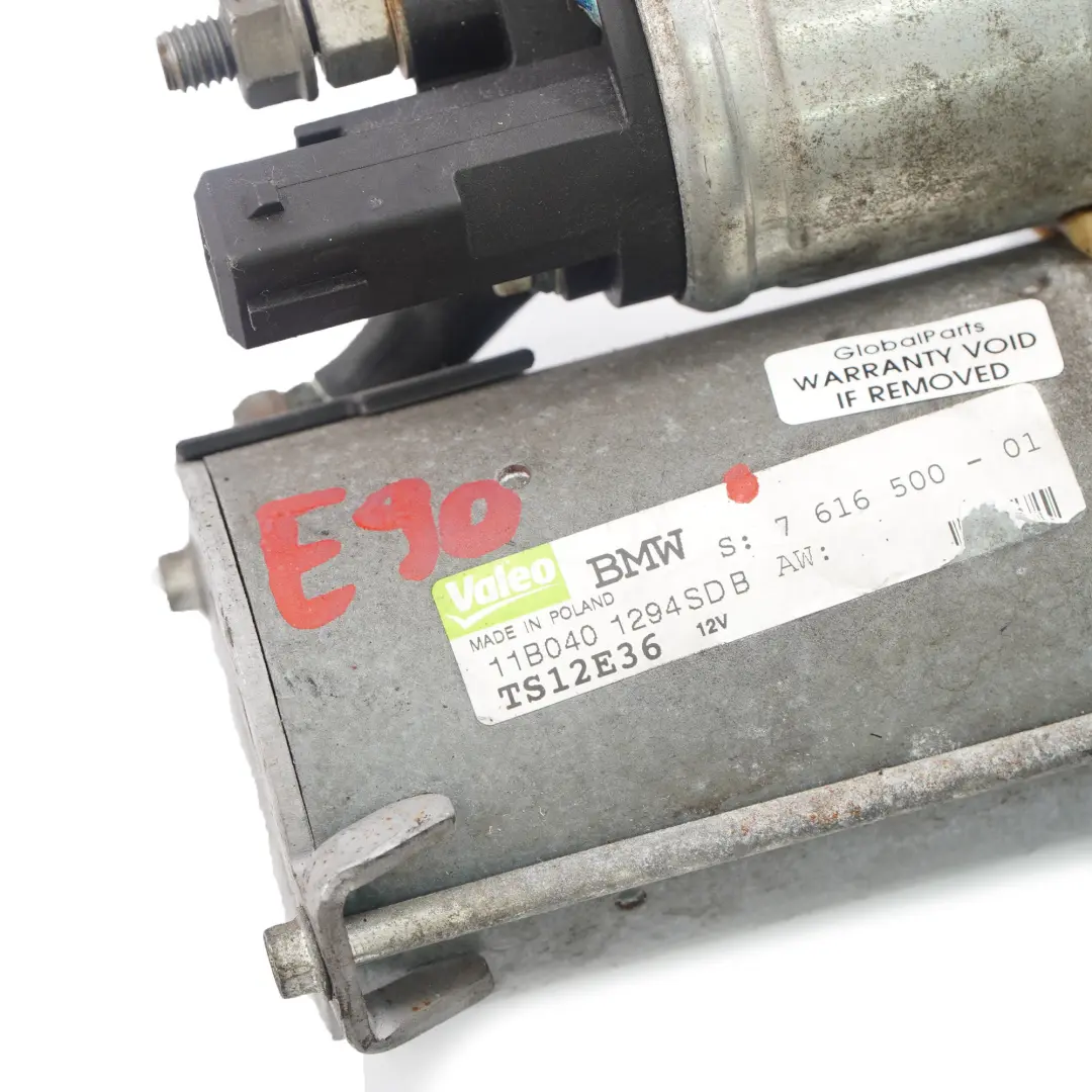 N52 N52N Motor Anlasser Valeo für BMW E90 E91 E92 mit Teilenummer 7616500 BMW E90 E91 E92 N52 N52N Motor Anlasser Valeo - SKU 7616500 - Teilenummer 7616500