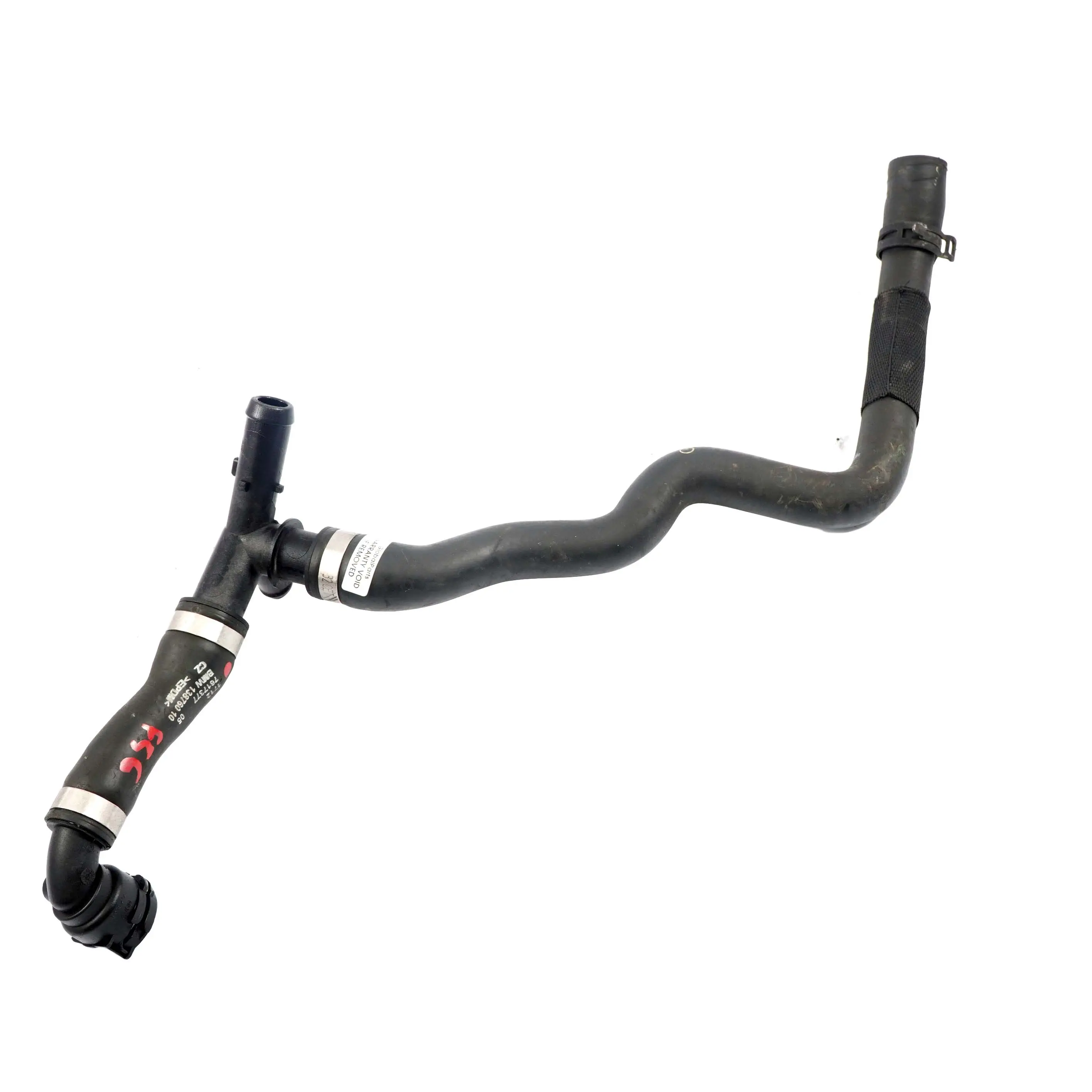Mini F56 Heat Exchanger Hose Turbocharger Coolant Line F54 F55 7617377