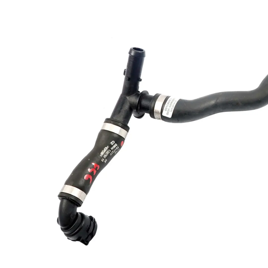 Heat Exchanger Hose Turbocharger Coolant Line F54 F55 to Mini F56 with Part number 7617377 Mini F56 Heat Exchanger Hose Turbocharger Coolant Line F54 F55 - SKU 7617377 - Part number 7617377