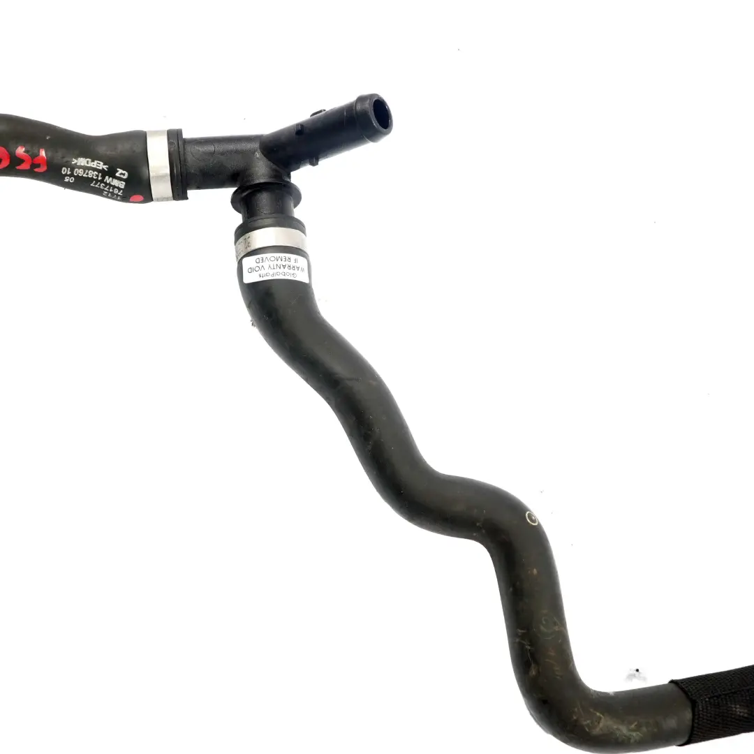 manguera del intercambiador de calor turbocompresor línea carga de aire para Mini F56 con número de pieza 7617377 Mini F56 manguera del intercambiador de calor turbocompresor línea carga de aire - SKU 7617377 - Número de pieza 7617377