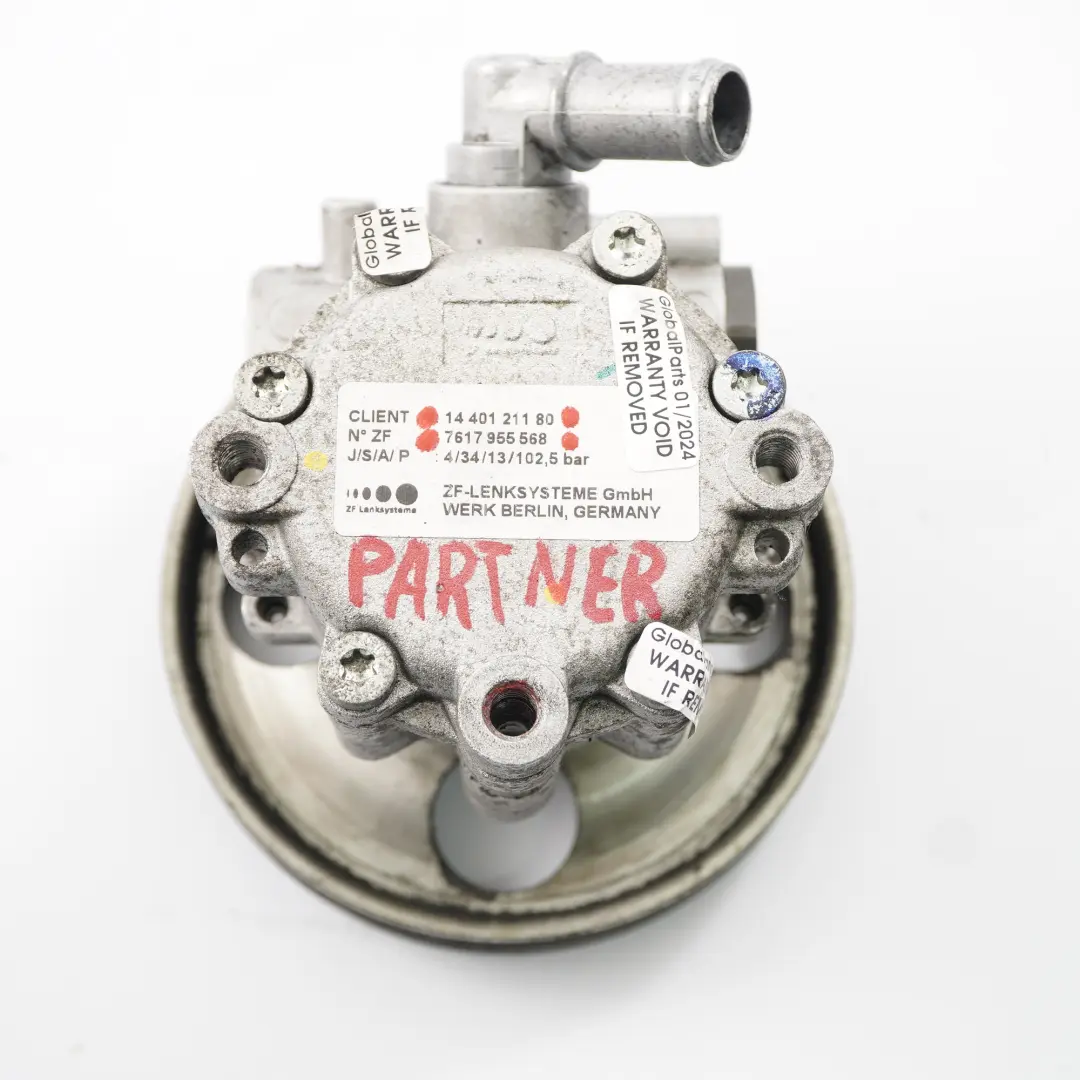 Pompe de direction assistée Unité hydraulique pour Peugeot Partner Fiat Scudo 1.6 HDI à propos du numéro de pièce 7617955568 Peugeot Partner Fiat Scudo 1.6 HDI Pompe de direction assistée Unité hydraulique - SKU 7617955568 - Numéro de pièce 7617955568