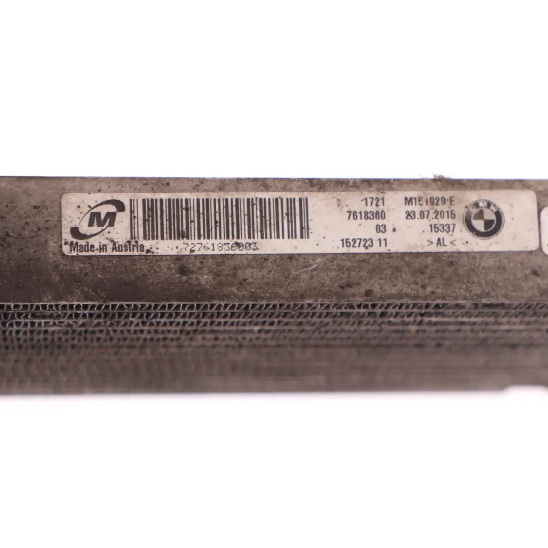  Refroidisseur d'huile BMW F20 F21 F30 F32 N55 Refroidissement radiateur - SKU 7618360 - Numéro de pièce 7618360