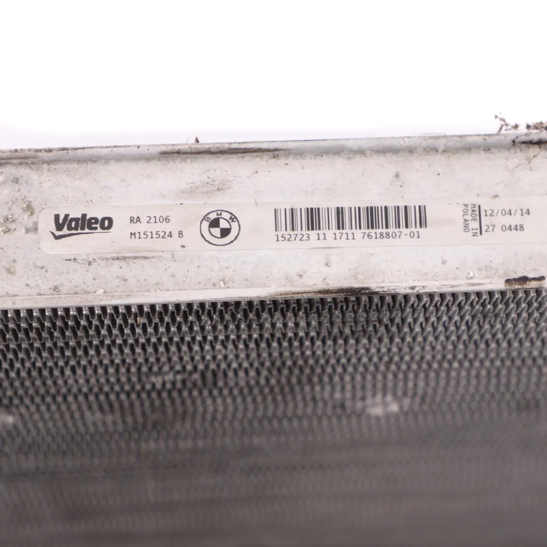 BMW F20 F21 F30 F31 N20 N55 Radiador Refrigeración Motor - SKU 7618807-1 - Número de pieza 7618807