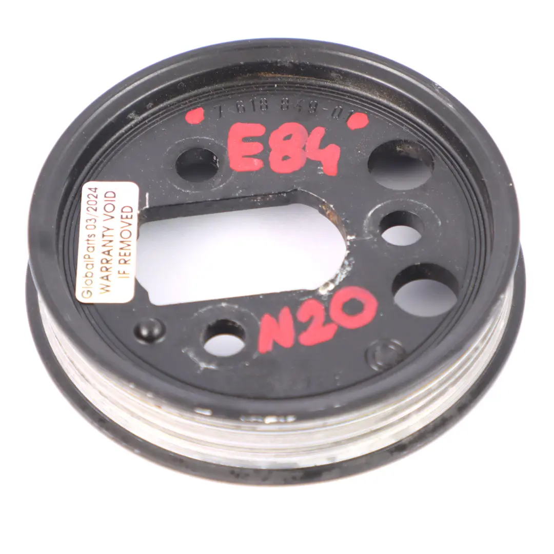 N20 Petrol Power Steering Pump Pulley to BMW X1 E84 with Part number 7618849 BMW X1 E84 N20 Petrol Power Steering Pump Pulley - SKU 7618849 - Part number 7618849