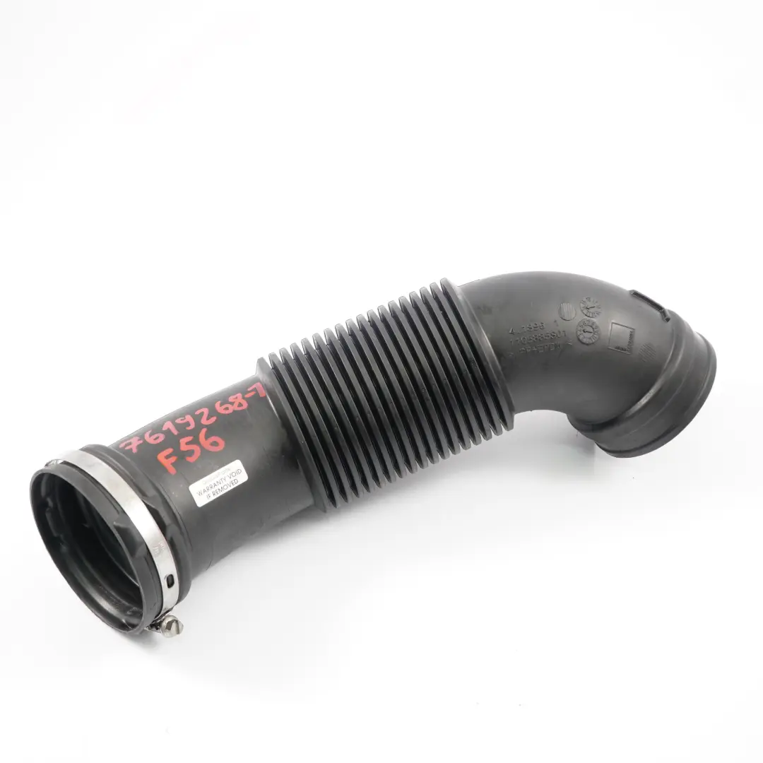 Tuyau d'admission d'air filtre pour Mini F54 F55 F56 F57 F60 à propos du numéro de pièce 7619268 Mini F54 F55 F56 F57 F60 Tuyau d'admission d'air filtre - SKU 7619268-1 - Numéro de pièce 7619268