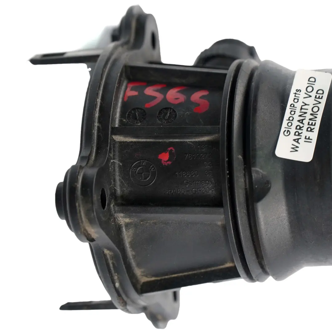 Charge Air Tube Cooper S B48 F54 F55 Air Flow Pipe Hose to Mini F56 with Part number 7619272 Mini F56 Charge Air Tube Cooper S B48 F54 F55 Air Flow Pipe Hose - SKU 7619272 - Part number 7619272