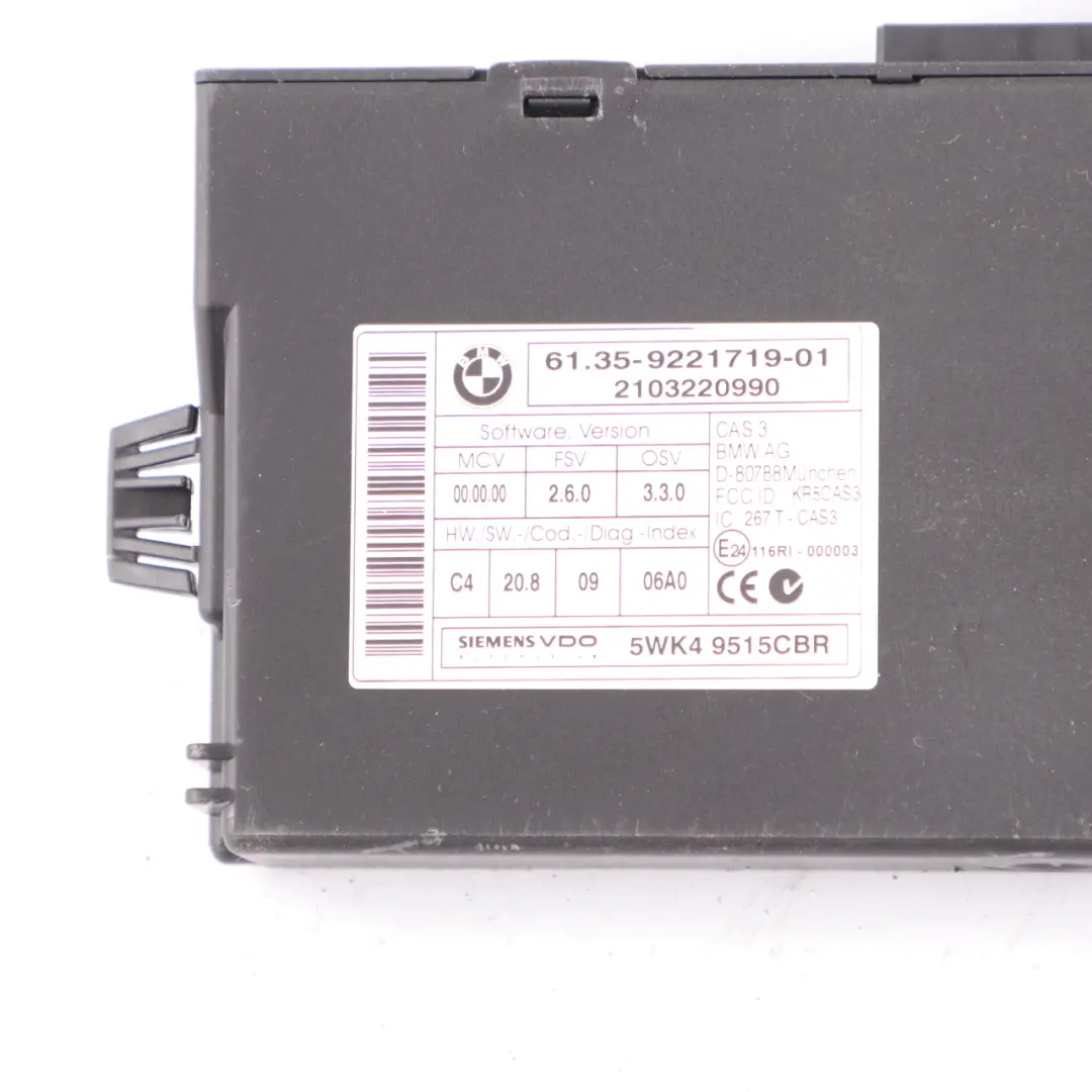 184HP ECU Unit Kit DME CAS3 Key to Mini Cooper S R56 LCI R60 N18 1.6 with Part number 7619333 Mini Cooper S R56 LCI R60 N18 1.6 184HP ECU Unit Kit DME CAS3 Key - SKU 7619333-4 - Part number 7619333