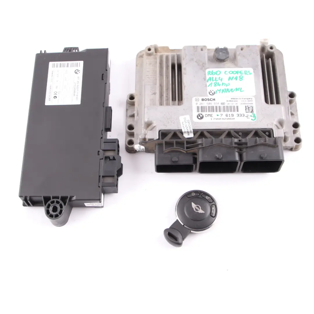 Mini Cooper S R55 R56 LCI N18 1.6 184PS Steuergerät DME CAS3 Schlüsse - SKU 7619333 - Teilenummer 7619333