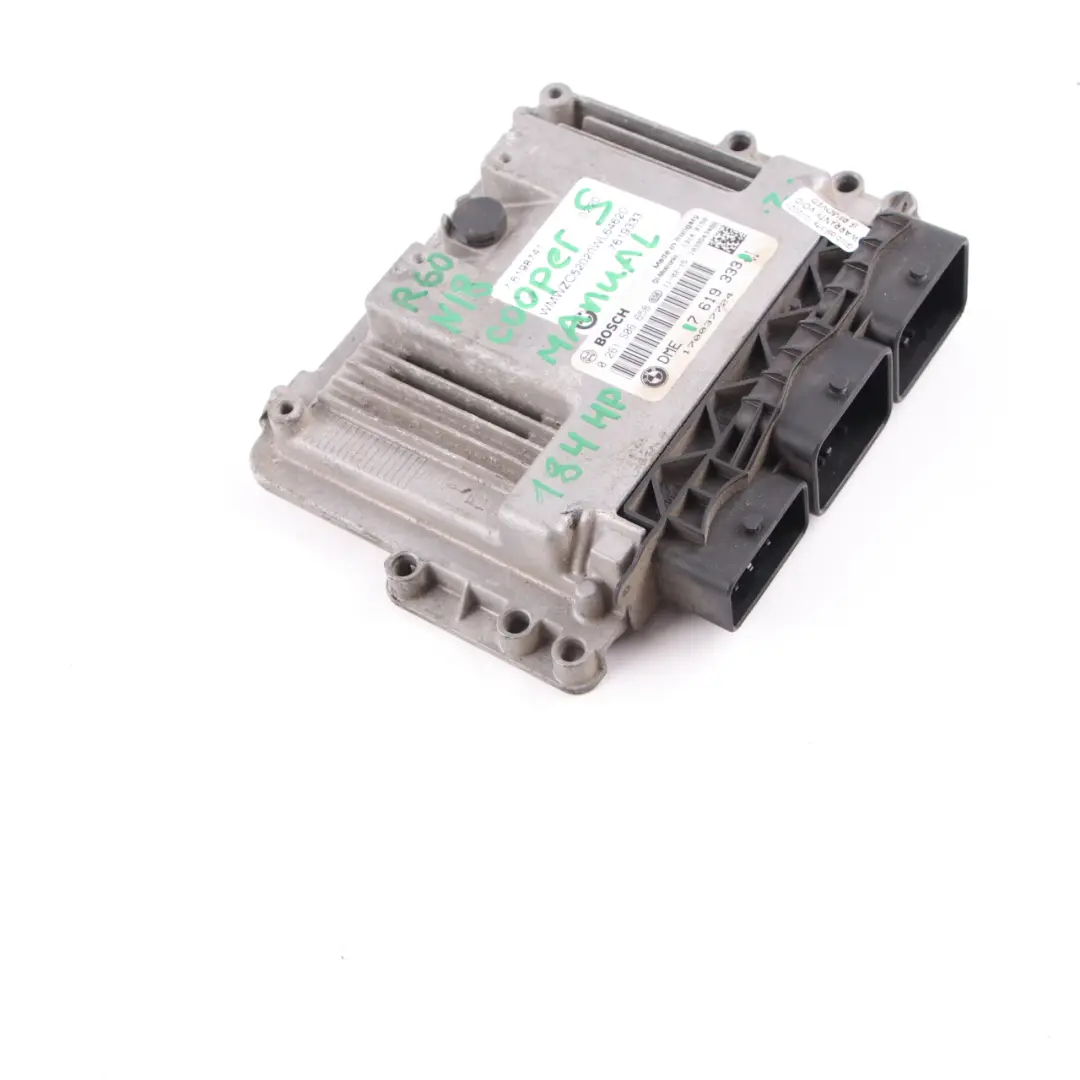 Mini Cooper R55 R56 LCI N18 1.6 184HP Kit ECU DME + CAS3 + Llave Manual - SKU 7619333 - Número de pieza 7619333