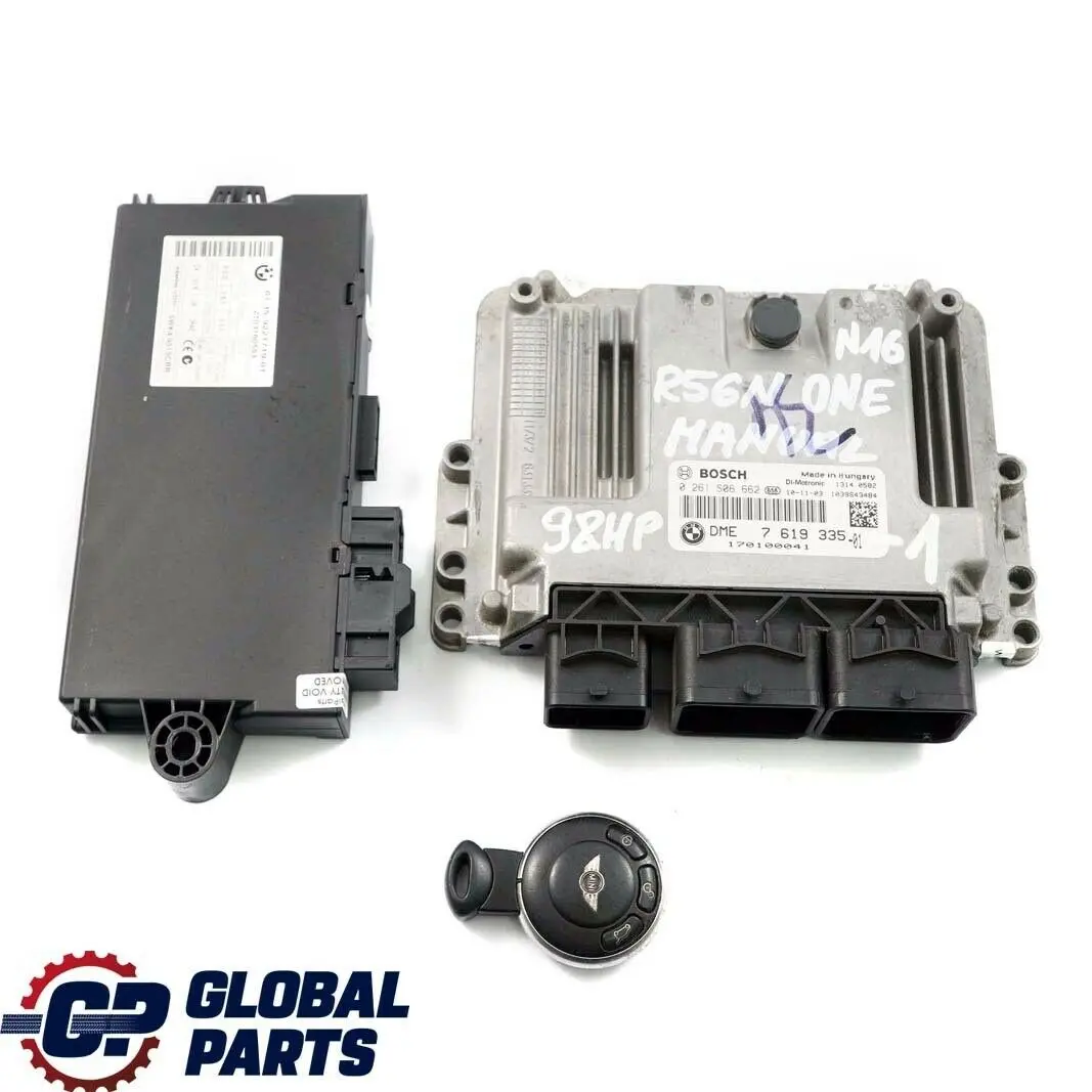 Mini One R56 LCI R60 N16 Engine Control Unit ECU DME 7619335 CAS3 + Key Manual