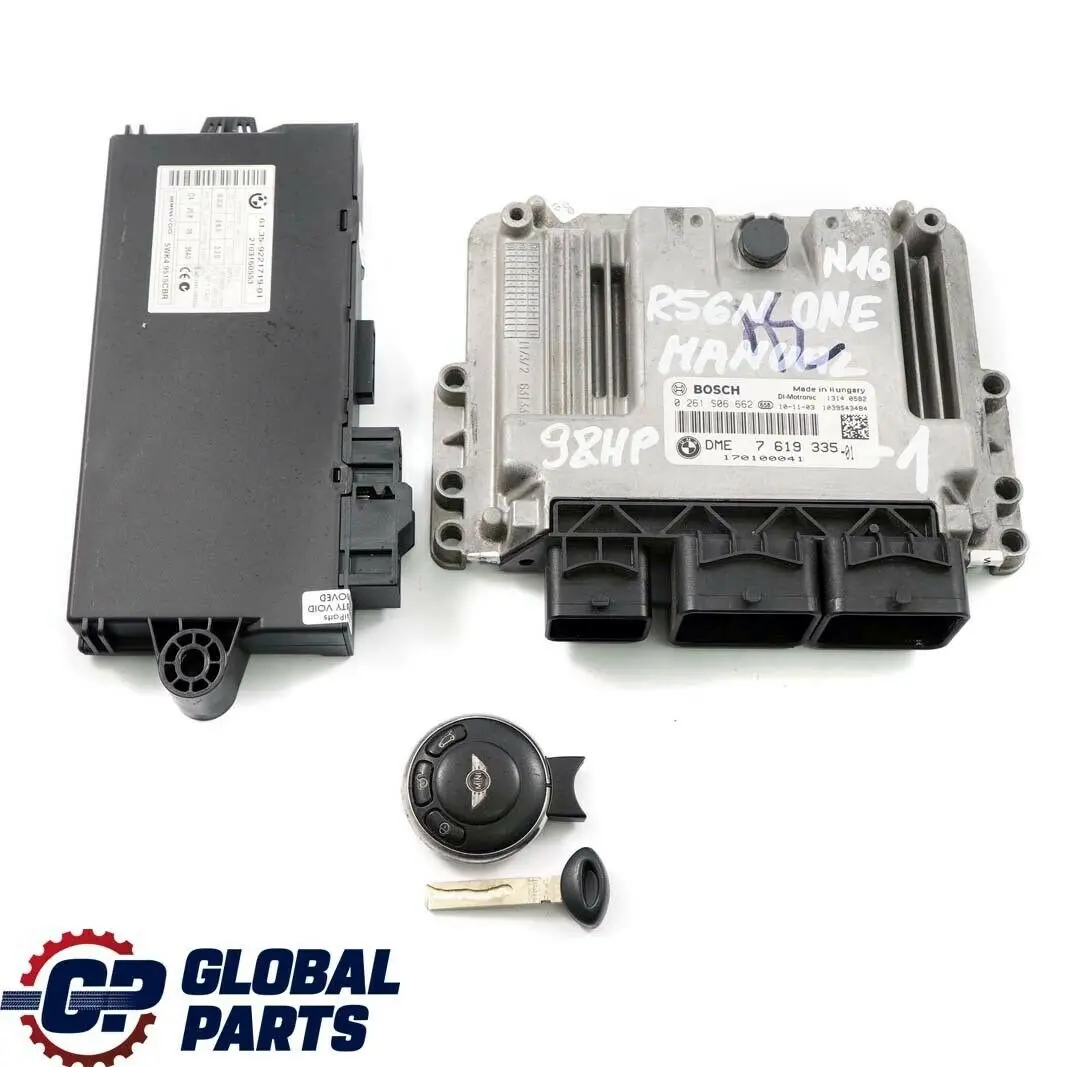 98PS ECU Steuergerät DME CAS3 + Schlüssel für Mini One R56 LCI R60 N16 mit Teilenummer 7619335 Mini One R56 LCI R60 N16 98PS ECU Steuergerät DME CAS3 + Schlüssel - SKU 7619335-1 - Teilenummer 7619335