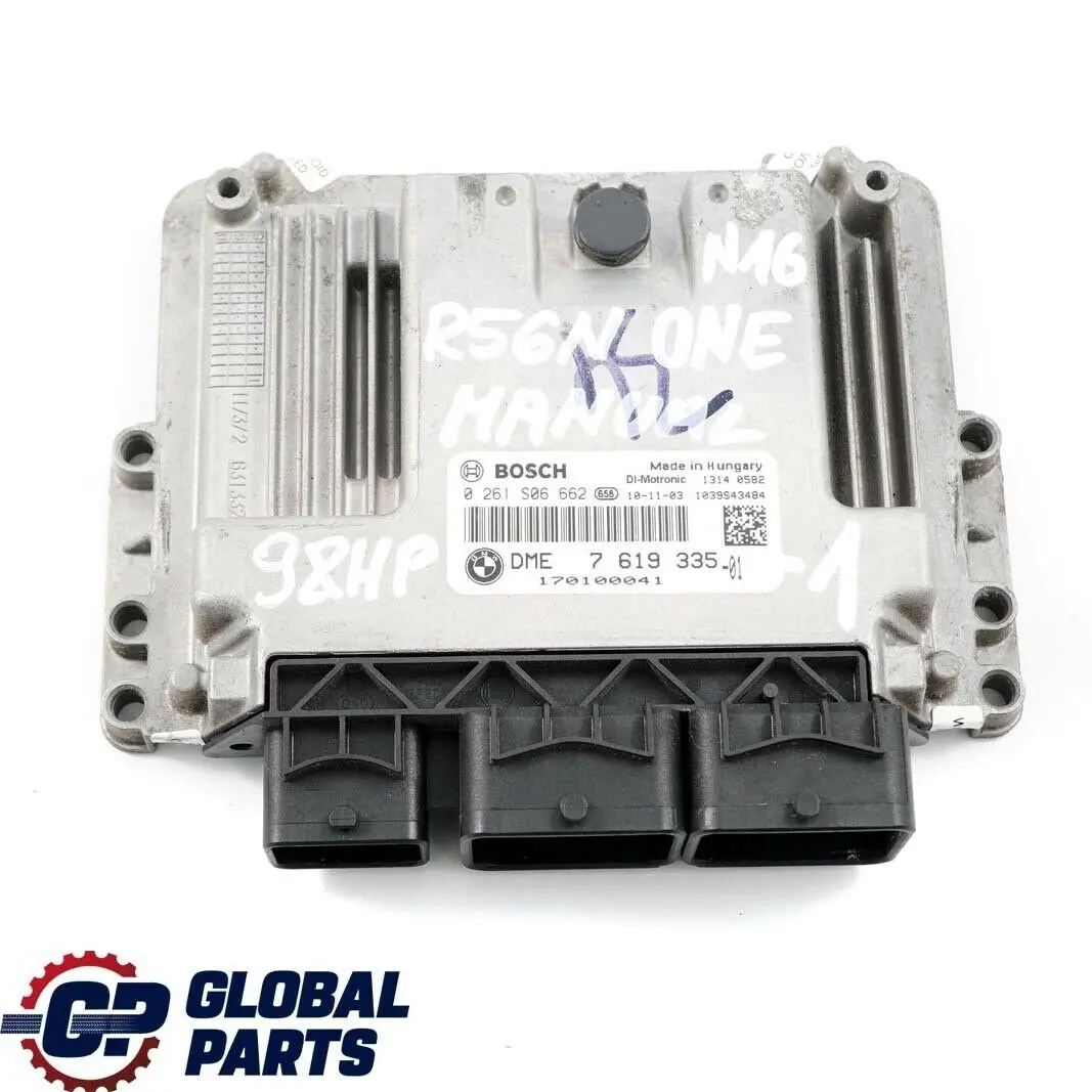 Control Unit ECU DME CAS3 + Key Manual to Mini One R56 LCI R60 N16 Engine with Part number 7619335 Mini One R56 LCI R60 N16 Engine Control Unit ECU DME CAS3 + Key Manual - SKU 7619335-1 - Part number 7619335