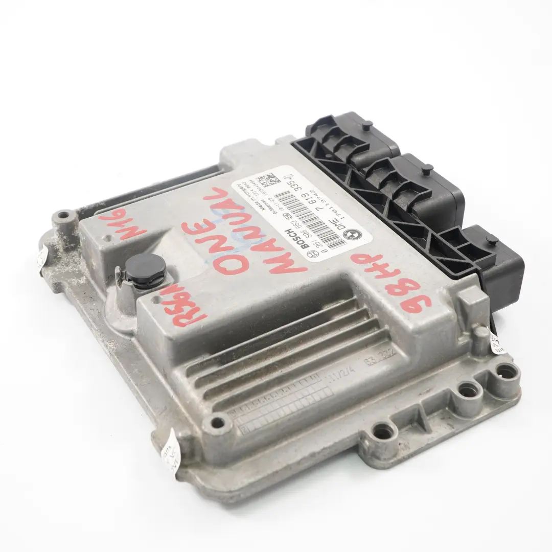 98HP Engine Control Unit ECU DME Manual Mini One R56 LCI R60 N16 - SKU 7619335 - Part number 7619335