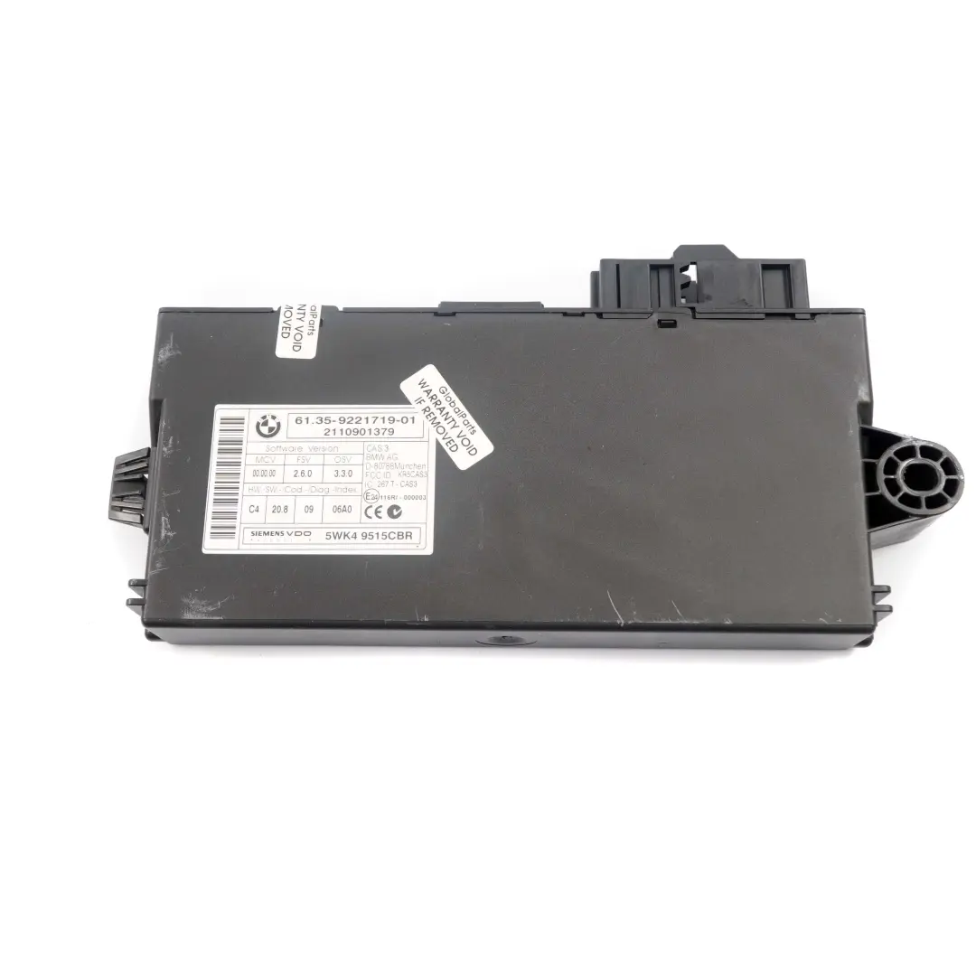 Mini One R56 LCI R58 N16 1.6 98PS Appareil de Commande Dme + CAS3 +Cle - SKU 7620987-1 - Numéro de pièce 7620987