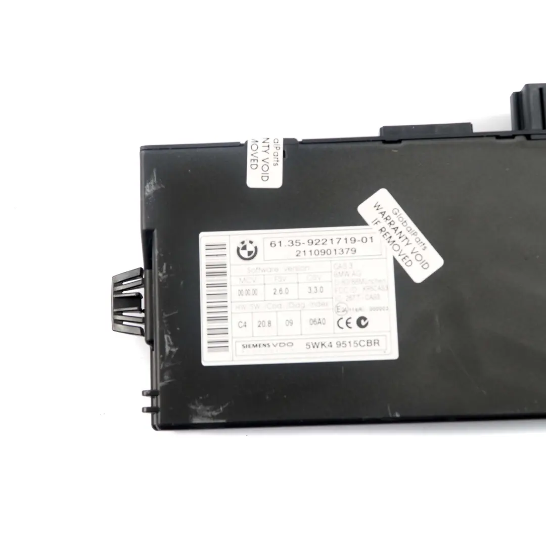 Mini One R56 LCI R58 N16 1.6 98PS Appareil de Commande Dme + CAS3 +Cle - SKU 7620987-1 - Numéro de pièce 7620987
