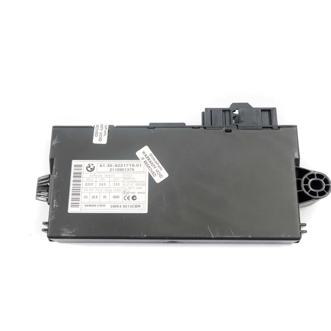 Mini One R56 LCI R58 N16 1.6 98PS Appareil de Commande Dme + CAS3 +Cle - SKU 7620987-1 - Numéro de pièce 7620987