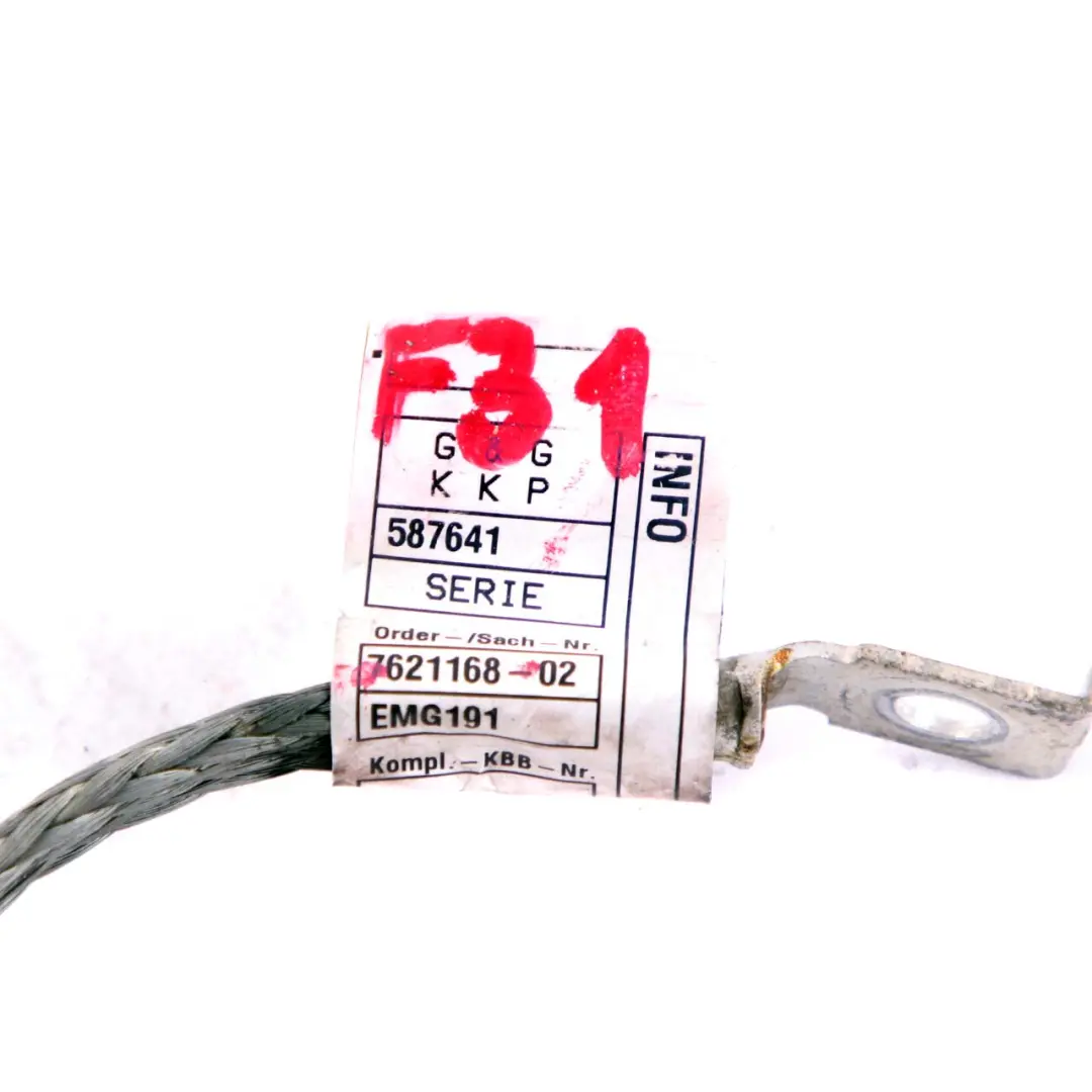 BMW F20 F21 F30 F31 N47N N13 Kabel uziemienia - SKU 7621168 - Numer Części 7621168