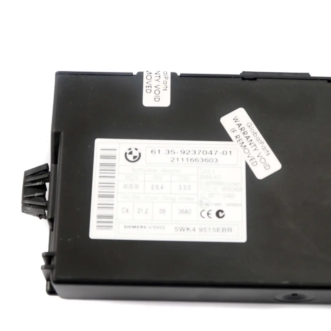 BMW E87 LCI E90 N43 118i 318i 143PS ecu Commande Dme CAS3 Cle - SKU 7621178-1 - Numéro de pièce 7621178
