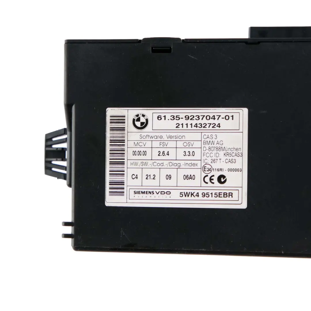 N43 118i 318i ECU Kit DME CAS3 Keys Manual to BMW E81 E87 LCI E90 with Part number 7621178 BMW E81 E87 LCI E90 N43 118i 318i ECU Kit DME CAS3 Keys Manual - SKU 7621178-3 - Part number 7621178