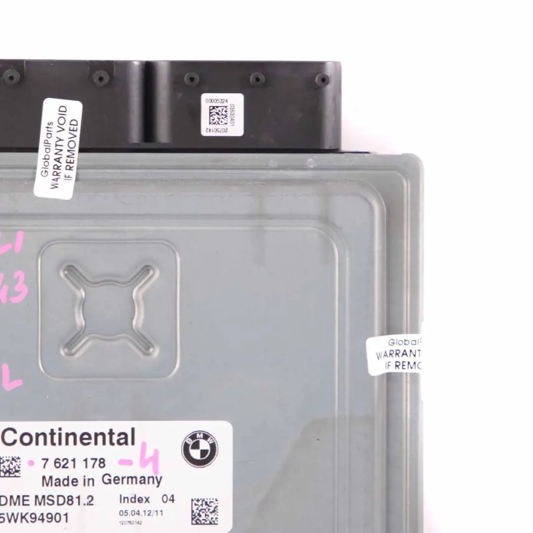 N43 118i 318i Motor Steuergerät ECU DME Handbuch BMW E81 E87 LCI E90 - SKU 7621178-4 - Teilenummer 7621178