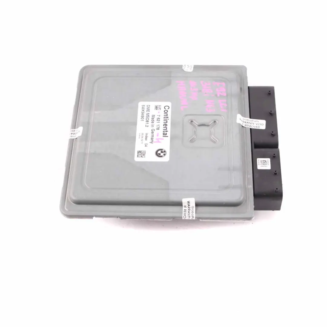 N43 118i 318i Unité commande moteur ECU DME Manuel pour BMW E81 E87 LCI E90 à propos du numéro de pièce 7621178 BMW E81 E87 LCI E90 N43 118i 318i Unité commande moteur ECU DME Manuel - SKU 7621178-4 - Numéro de pièce 7621178