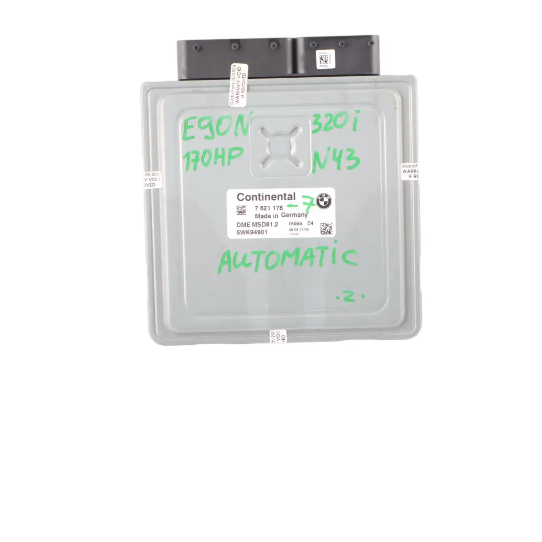 BMW E81 E87 LCI E90 N43 120i 320i 170HP ECU Kit DME CAS3 Key Automatic - SKU 7621178-7 - Part number 7621178