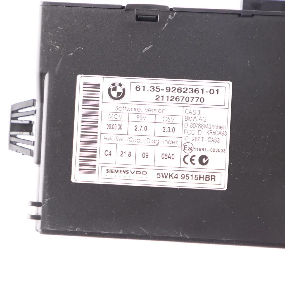 N43 120i 320i 170HP ECU Kit DME CAS3 Key Automatic to BMW E81 E87 LCI E90 with Part number 7621178 BMW E81 E87 LCI E90 N43 120i 320i 170HP ECU Kit DME CAS3 Key Automatic - SKU 7621178-7 - Part number 7621178