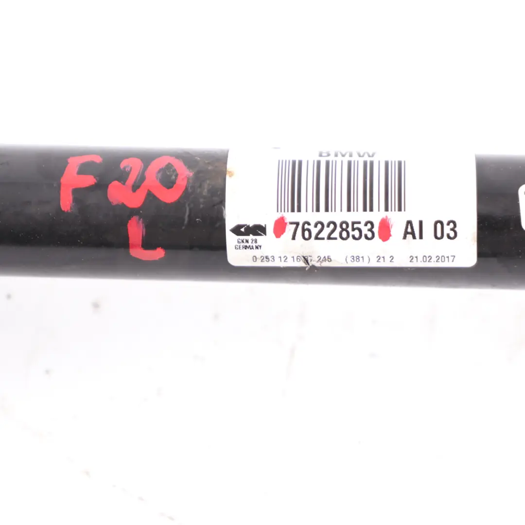 albero motore posteriore sinistro posteriore D=30mm automatico per Bmw F20 F21 F30 con numero di parte 7622853 Bmw F20 F21 F30 albero motore posteriore sinistro posteriore D=30mm automatico - SKU 7622853 - Numero di parte 7622853