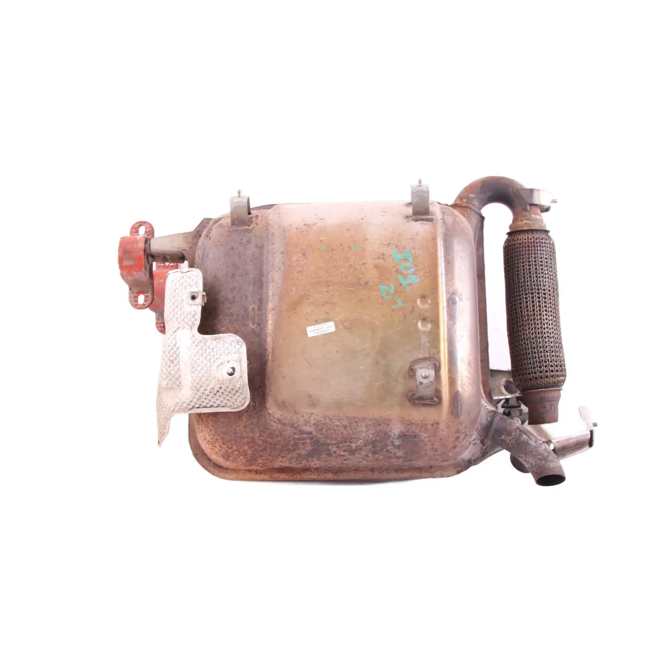 Silenziatore posteriore BMW i3 I01 Hybrid Scarico Back Box Tubo 7623124