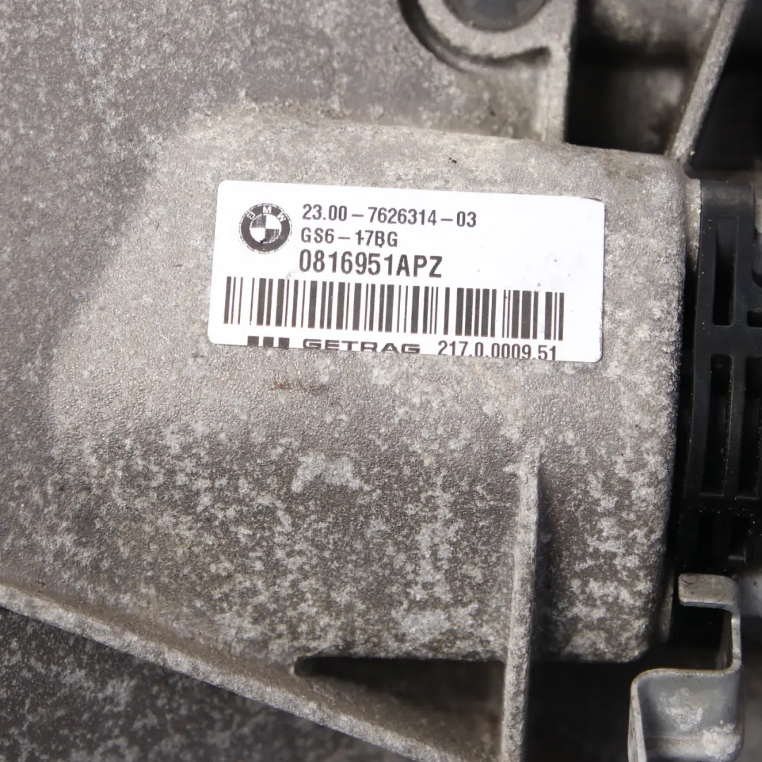 N43 Manual Gearbox START STOP WARRANTY to BMW E81 E87 E90 116i 118i 120i 318i 320i with Part number 7626315 BMW E81 E87 E90 116i 118i 120i 318i 320i N43 Manual Gearbox START STOP WARRANTY - SKU 7626315 - Part number 7626315