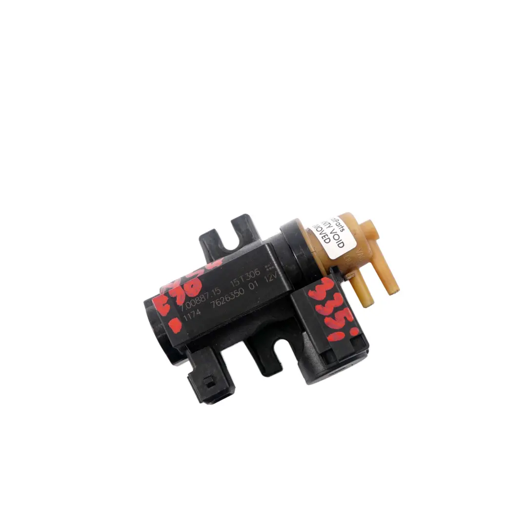Convertitore Pressione Vuoto Solenoide per BMW E90 E92 335I F10 550I Turbo con numero di parte 7626350 BMW E90 E92 335I F10 550I Turbo Convertitore Pressione Vuoto Solenoide - SKU 7626350 - Numero di parte 7626350