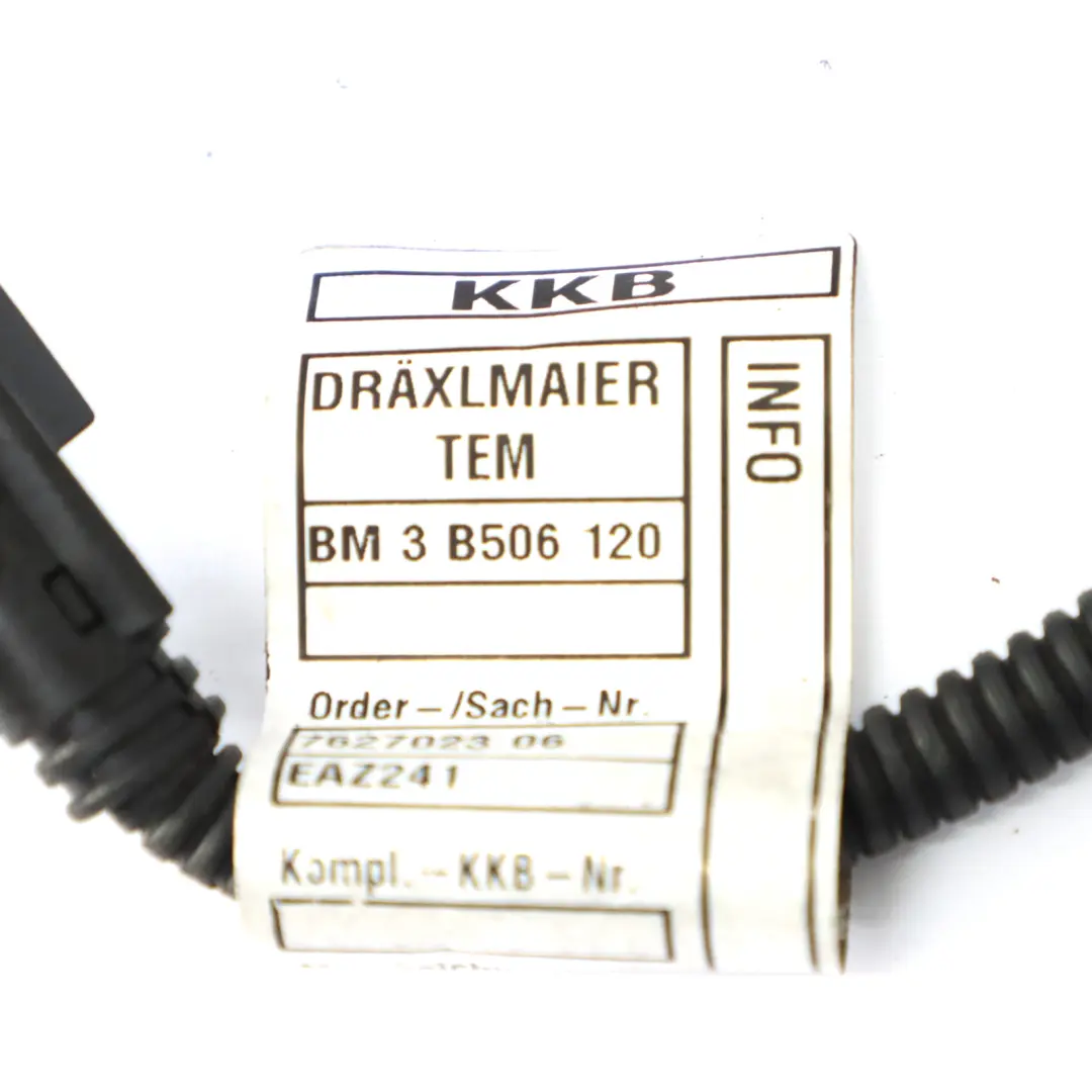 Gearbox Engine Sensor Module 1 Wiring BMW F20 F21 F30 Petrol N13 Automatic - SKU 7627023 - Part number 7627023