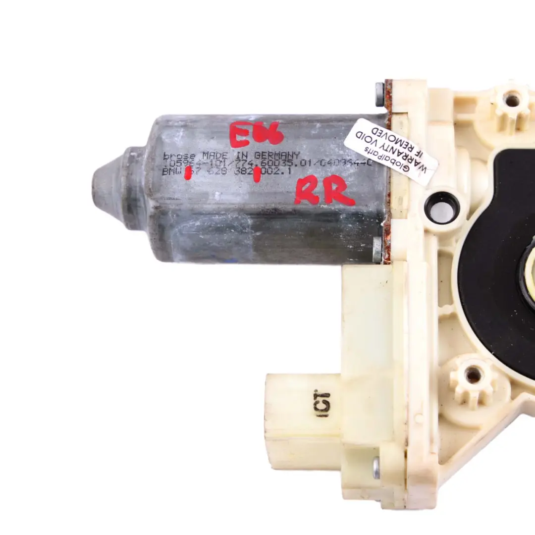BMW E65 Electric Window Lifter Regulator Rear Right O/S - SKU 7628382 - Part number 8382002