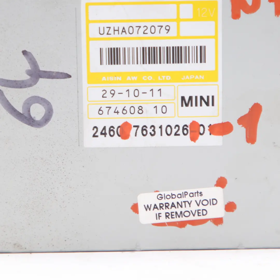 Mini Cooper R55 R56 R57 LCI R60 N47N Automatikgetriebe Steuergerät EGS - SKU 7631026-1 - Teilenummer 7631026