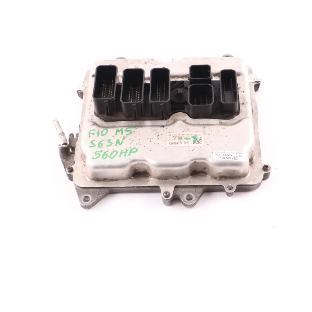 BMW F10 M5 F12 F13 M6 S63N 560HP Engine ECU Unit Module DME Twin-Clutch - SKU 7633959-1 - Part number 7633959
