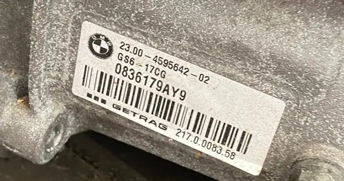 BMW F30 F32 320i 420i N20 Skrzynia GS6-17BG - SKU 7633989 - Numer Części 7633989