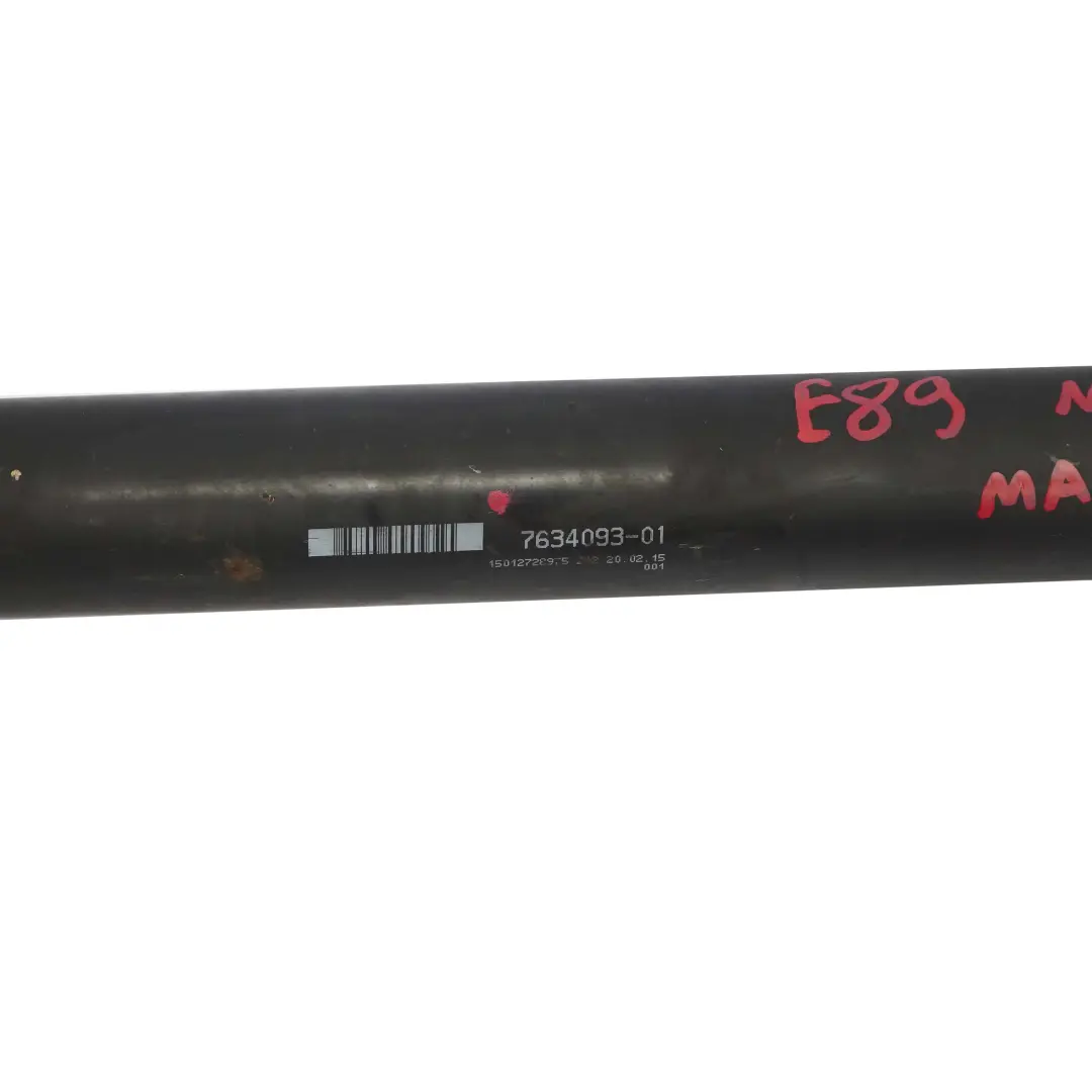 BMW Z4 Series E89 18i 20i 28i N20 Drive Shaft Prop Shaft Propshaft Manual - SKU 7634093 - Part number 7634093