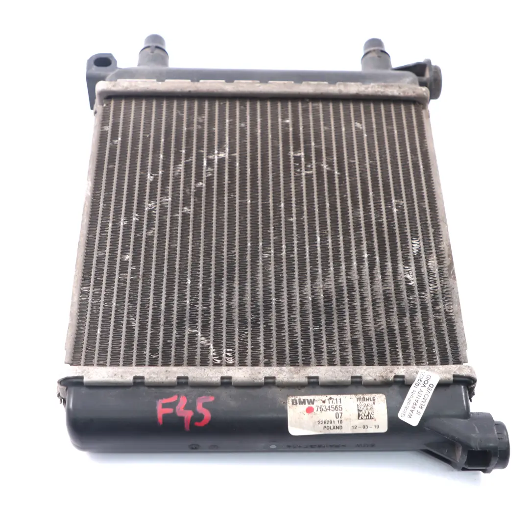 Radiateur auxiliaire BMW F40 F45 X1 F48 Mini F60 Refroidisseur d'eau pour à propos du numéro de pièce 7634565 Radiateur auxiliaire BMW F40 F45 X1 F48 Mini F60 Refroidisseur d'eau - SKU 7634565 - Numéro de pièce 7634565