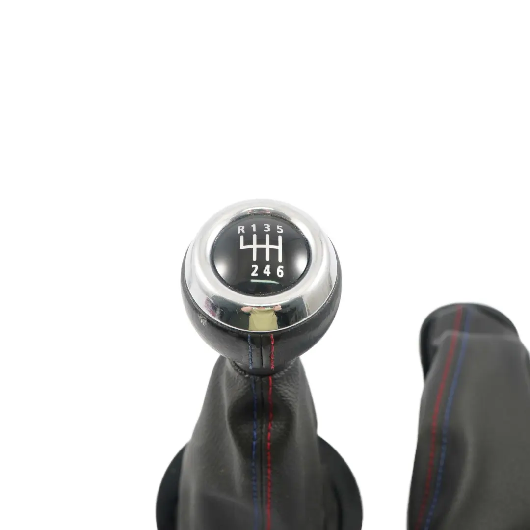 Mini R56 LCI Schaltknopf Leder Handbremse Abdeckung 6-Gang Chrom London 2012 - SKU 7634743 - Teilenummer 7634743