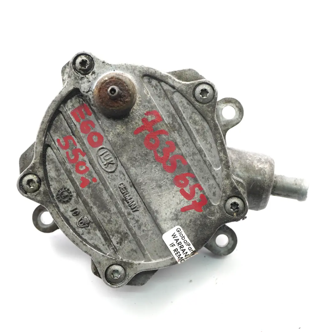 Pompe à vide BMW E60 E61 E63 E65 E53 Moteur essence N62 N62N pour à propos du numéro de pièce 7635657 Pompe à vide BMW E60 E61 E63 E65 E53 Moteur essence N62 N62N - SKU 7635657 - Numéro de pièce 7635657