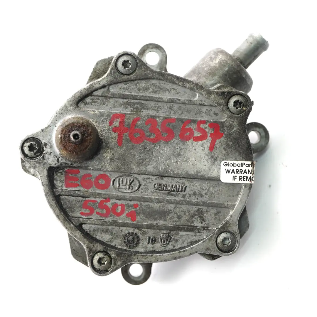 N62 N62N Pompa Podciśnienia Vacum do BMW E60 E61 E63 E65 E53 Benzyna o numerze 7635657 BMW E60 E61 E63 E65 E53 Benzyna N62 N62N Pompa Podciśnienia Vacum - SKU 7635657 - Numer Części 7635657