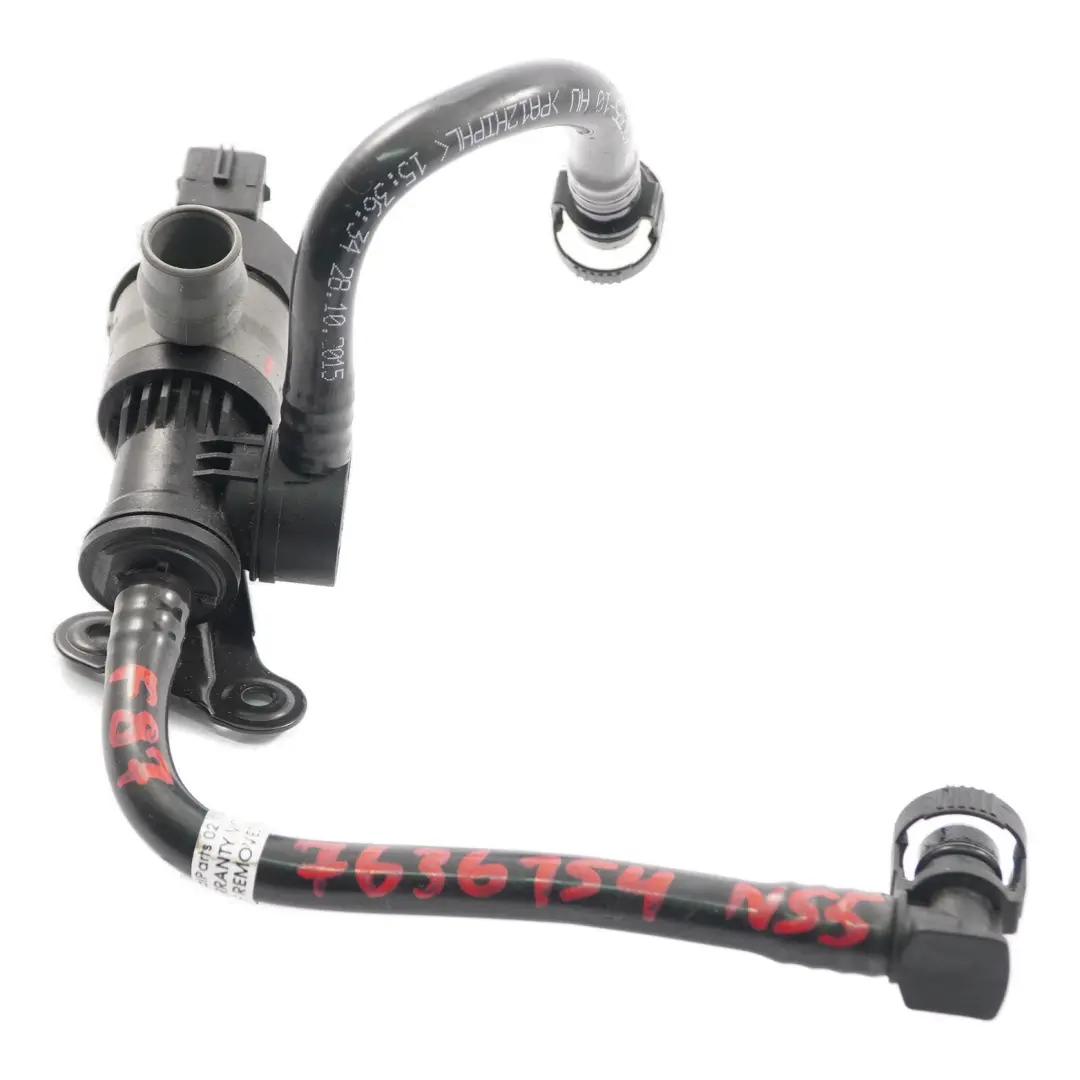 N55 Tubo valvola ventilazione serbatoio carburante per BMW F87 F20 F30 F12 F13 F07 con numero di parte 7636154 BMW F87 F20 F30 F12 F13 F07 N55 Tubo valvola ventilazione serbatoio carburante - SKU 7636154 - Numero di parte 7636154