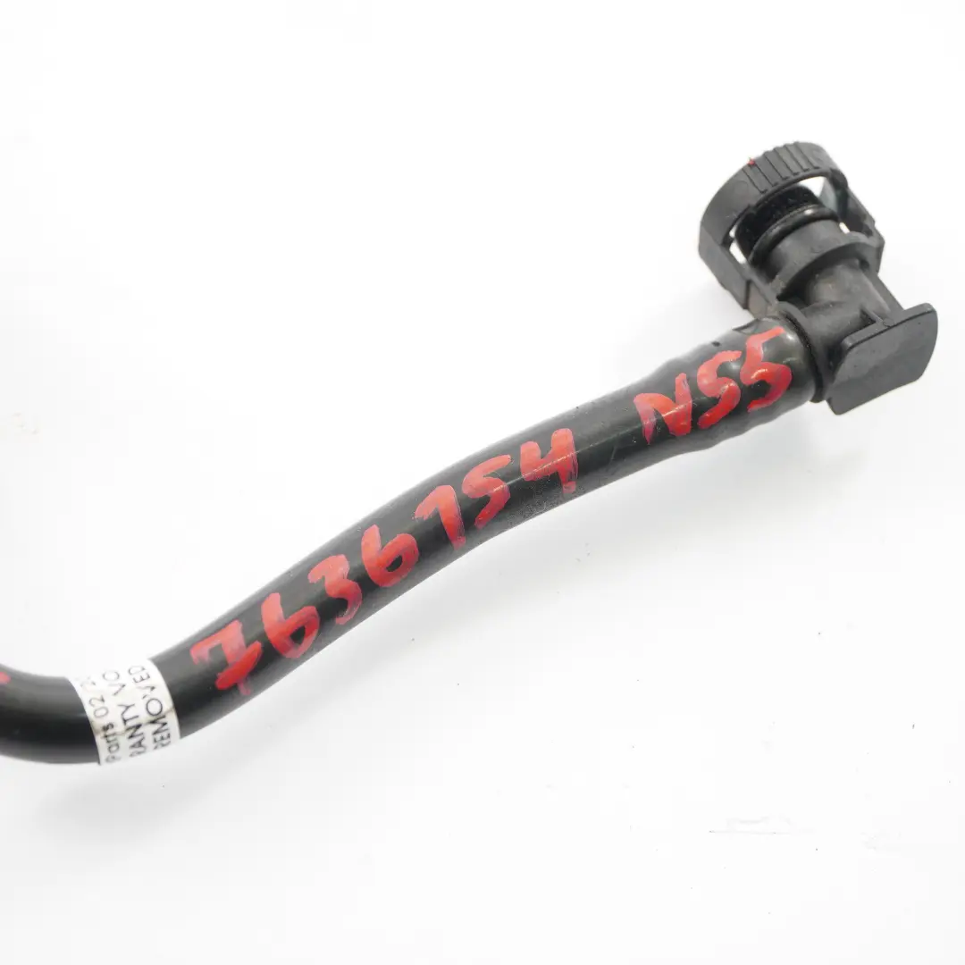N55 Fuel Tank Ventilation Valve Pipe Hose to BMW F87 F20 F30 F12 F13 F07 with Part number 7636154 BMW F87 F20 F30 F12 F13 F07 N55 Fuel Tank Ventilation Valve Pipe Hose - SKU 7636154 - Part number 7636154