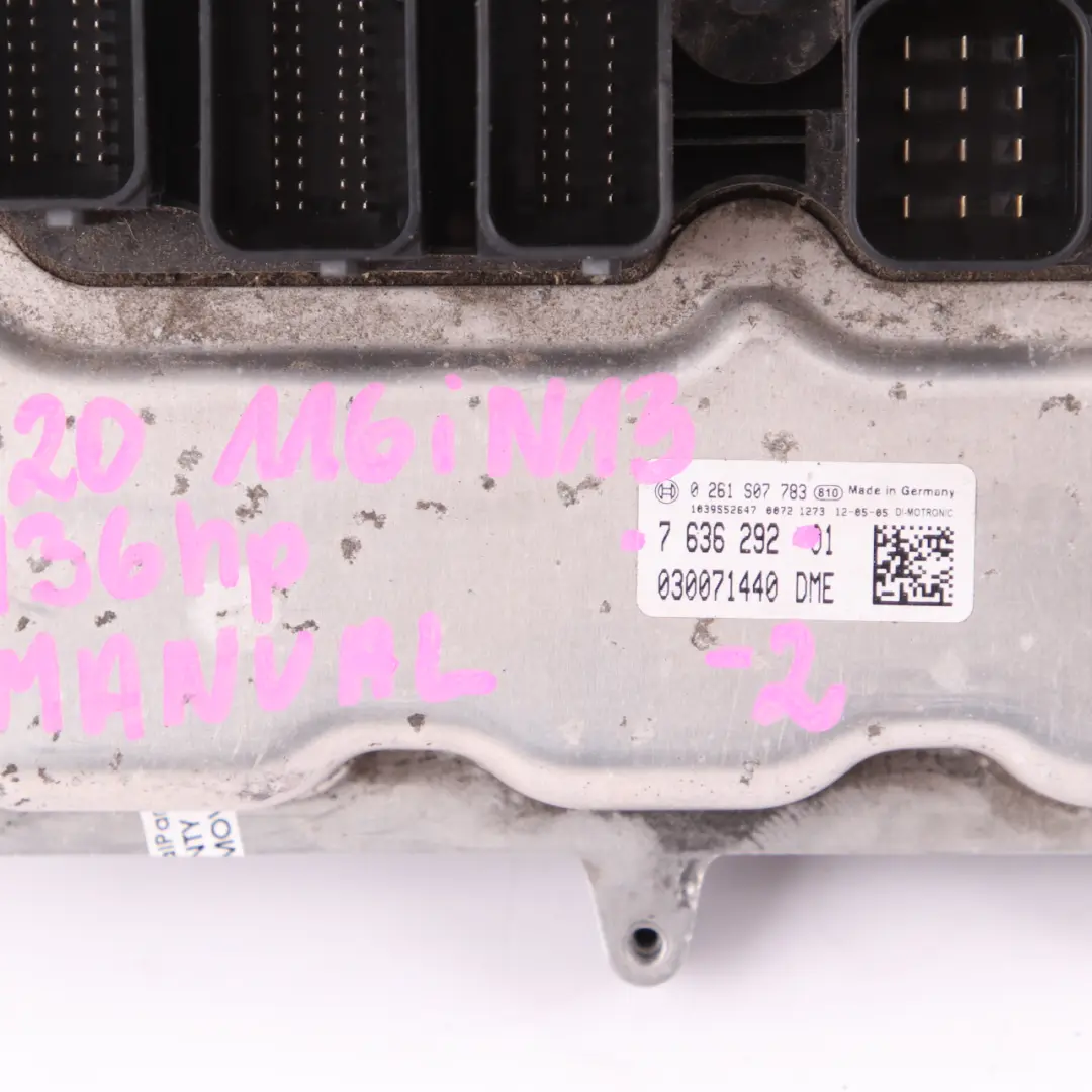 BMW F20 F30 116i 316i N13 136HP Engine ECU KIT DME + FEM + Key + Lock - SKU 7636292-2 - Part number 7636292