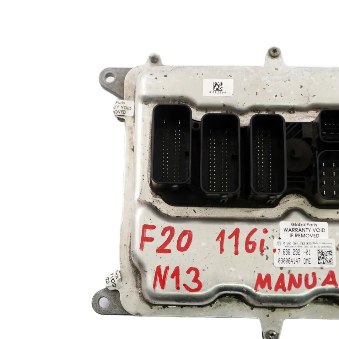 BMW F20 F30 116i 316i N13 136HP Engine ECU Module DME Manual - SKU 7636292 - Part number 7636292