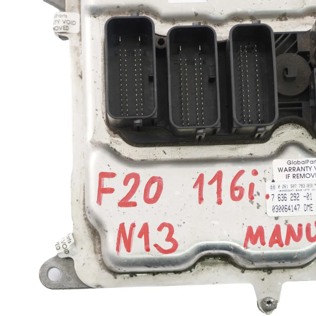 BMW F20 116i N13 Sterownik Komputer Silnika ECU DME - SKU 7636292 - Numer Części 7636292