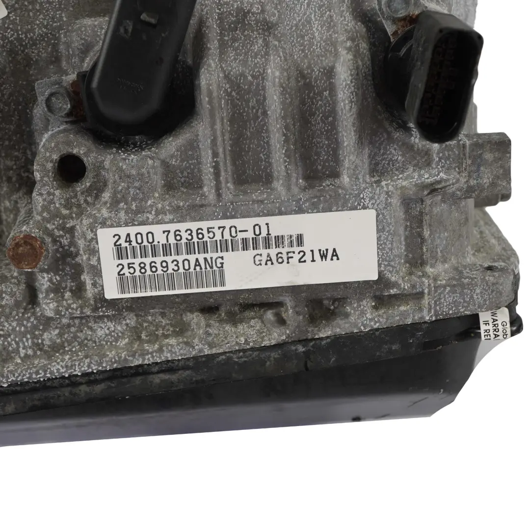 Caja Cambios Automatica GA6F21WA ANG GARANTIA para Mini 2.0 SD R56 LCI R60 con número de pieza 7636570 Mini 2.0 SD R56 LCI R60 Caja Cambios Automatica GA6F21WA ANG GARANTIA - SKU 7636570 - Número de pieza 7636570